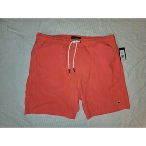 Crown & Ivy NWT Mens L  board / swimming / casual shorts:‎ lined, neon pink